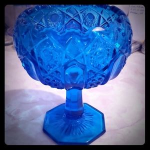 Beautiful blue vintage dish